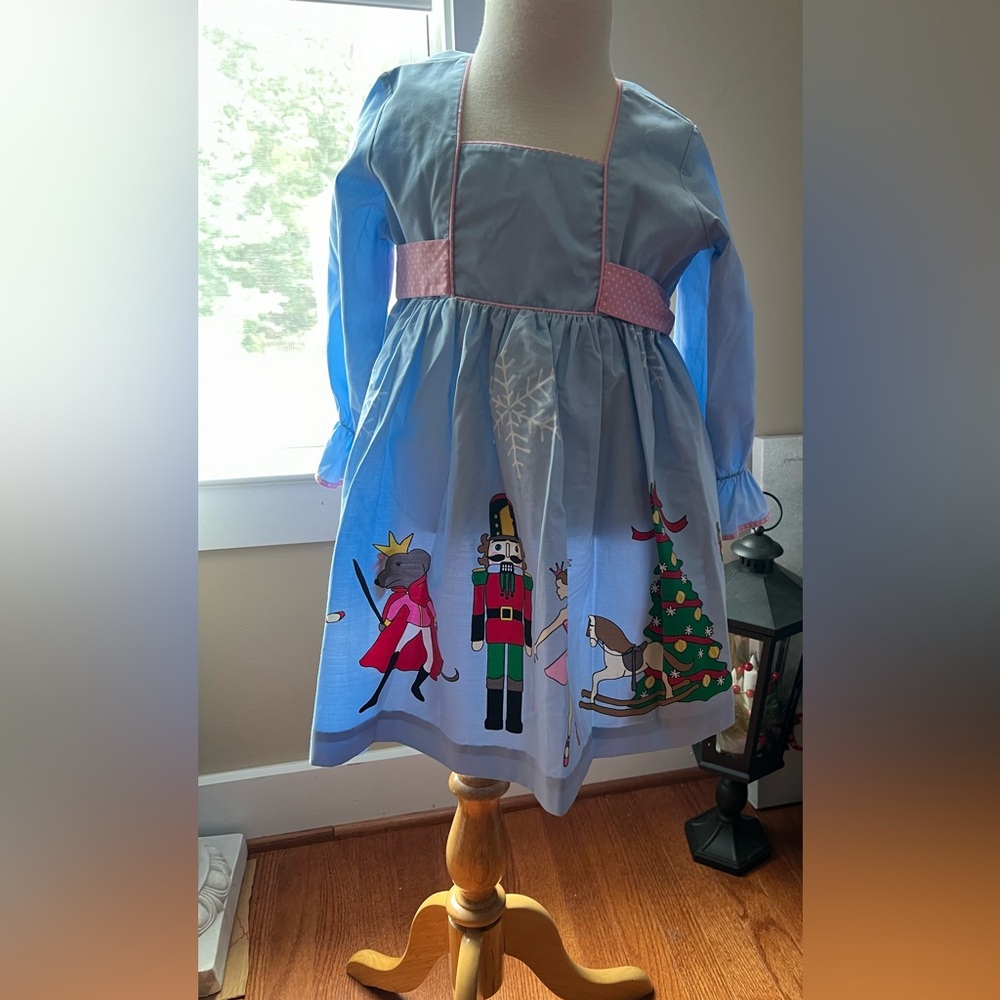 Nutcracker Themed Kids Costume Dress - Blue